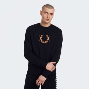 Fred Perry Black Sweatshirt